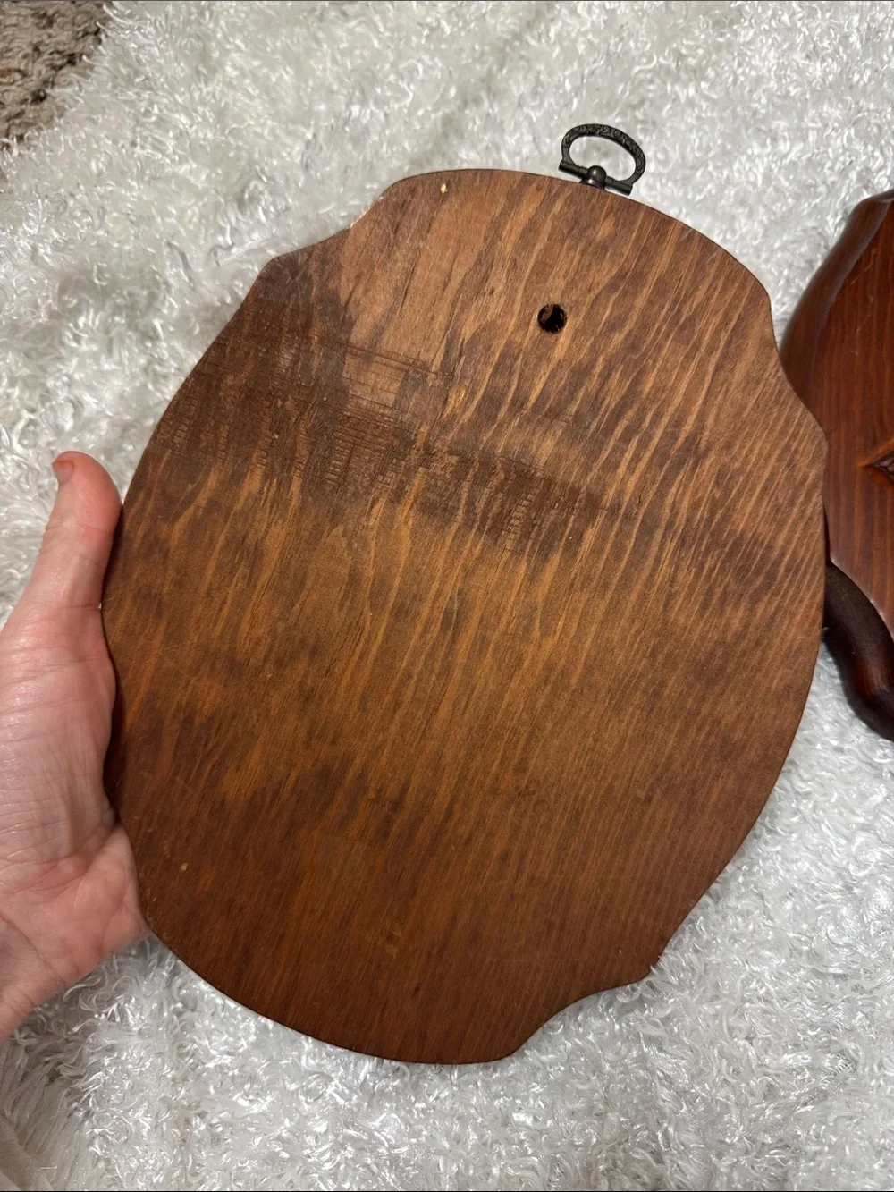 Vintage wooden wall plaques bird cardinal lot of 2